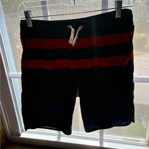 Boys Fair Harbor Navy and Red Bathing Suit